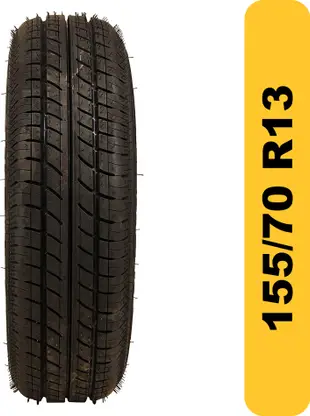 VFM8 4 Wheeler Tyre  (155/70R13, Tube Less)