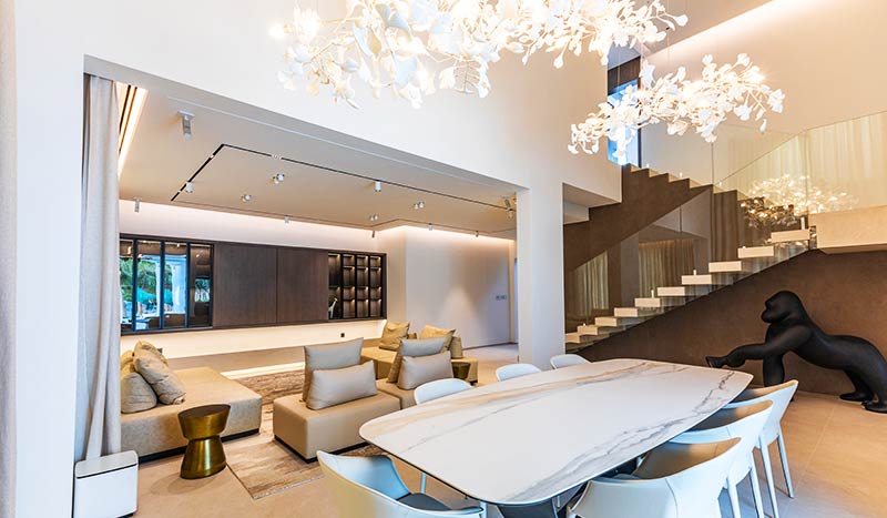 Modern and classic villa interior design